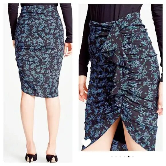 Veronica Beard Hazel Skirt in Desert Fern - Picture 4 of 16